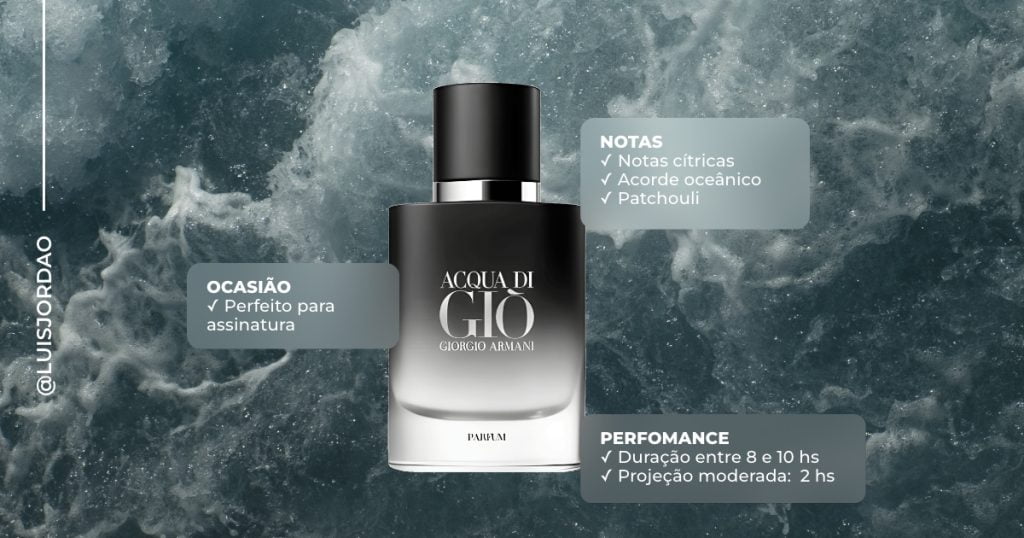 perfumes masculinos do ano acqua di gio parfum