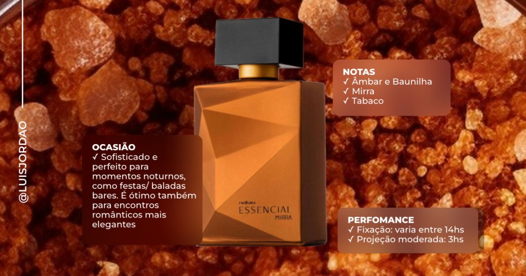 essencial mirra perfumes masculinos natura